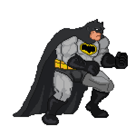 Batman Jump Pixel Doodle - Custom Doodle for Google